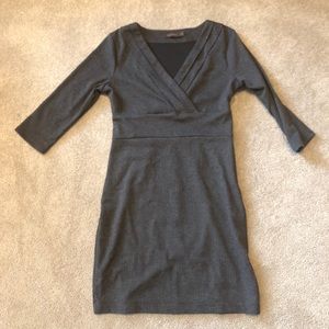 Dark gray 3/4 sleeve dress